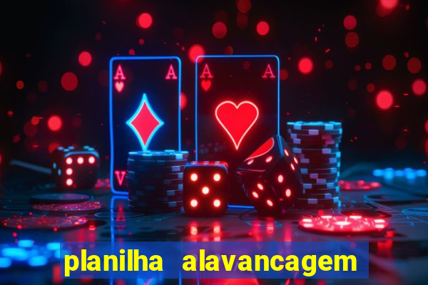 planilha alavancagem de banca