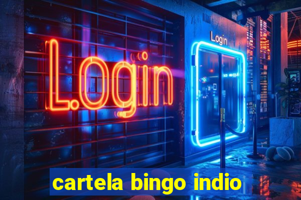 cartela bingo indio