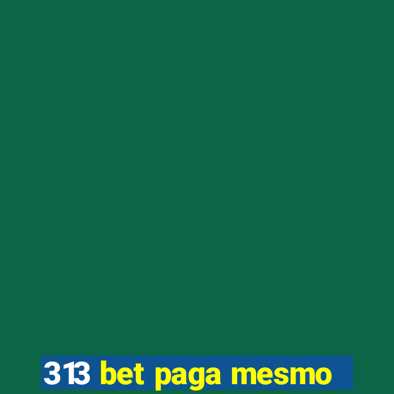 313 bet paga mesmo