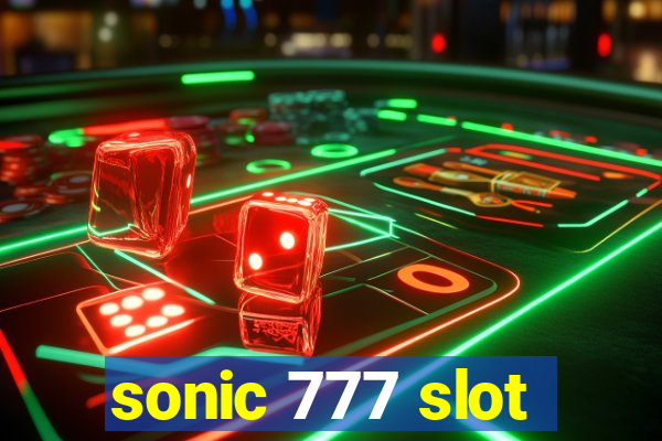 sonic 777 slot