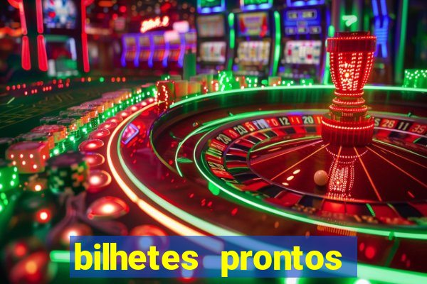 bilhetes prontos dos jogos de hoje