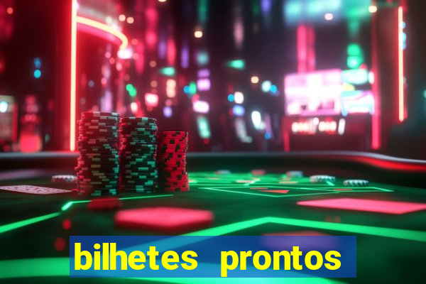 bilhetes prontos dos jogos de hoje