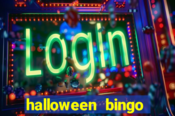 halloween bingo cards with numbers