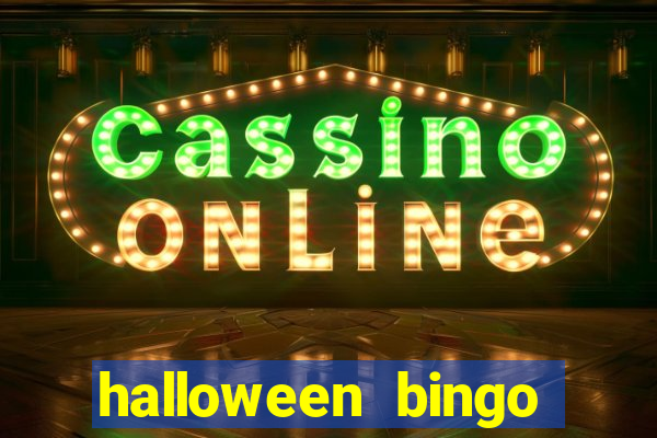 halloween bingo cards with numbers