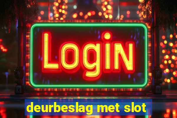 deurbeslag met slot