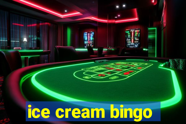 ice cream bingo