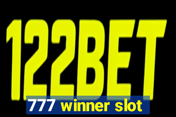 777 winner slot