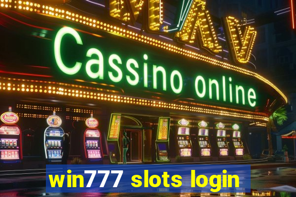 win777 slots login