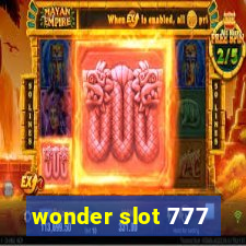 wonder slot 777