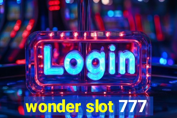 wonder slot 777