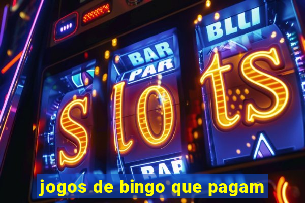 jogos de bingo que pagam