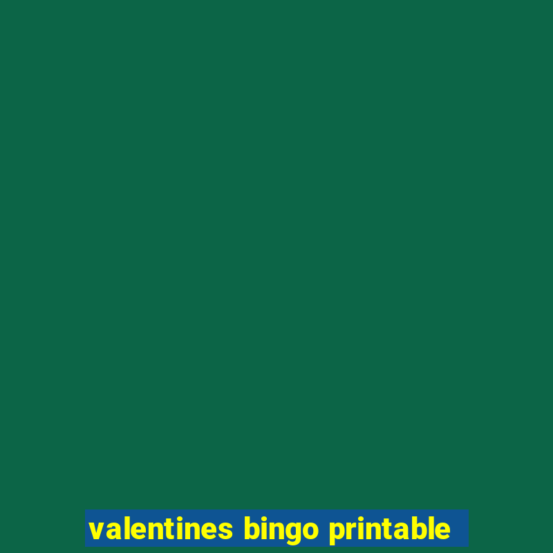 valentines bingo printable