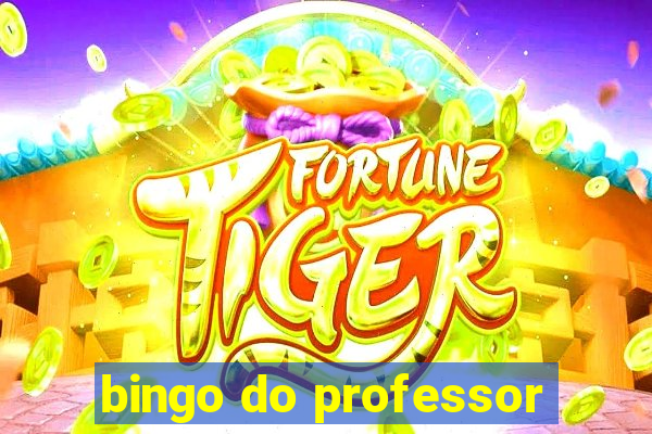 bingo do professor