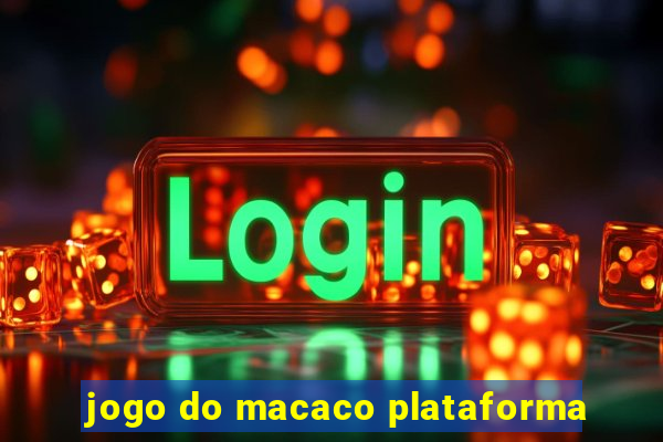 jogo do macaco plataforma