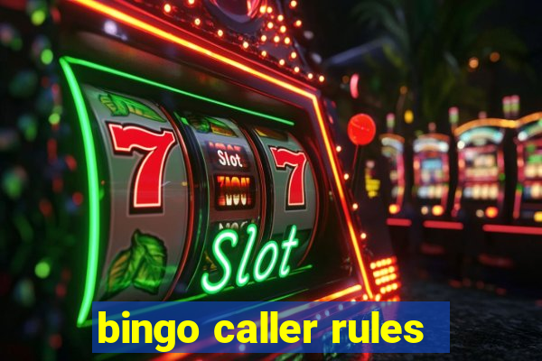 bingo caller rules