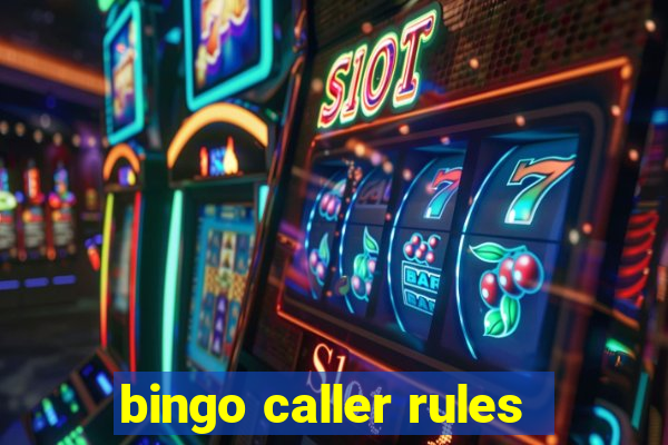 bingo caller rules