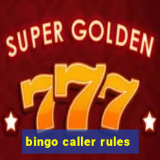 bingo caller rules